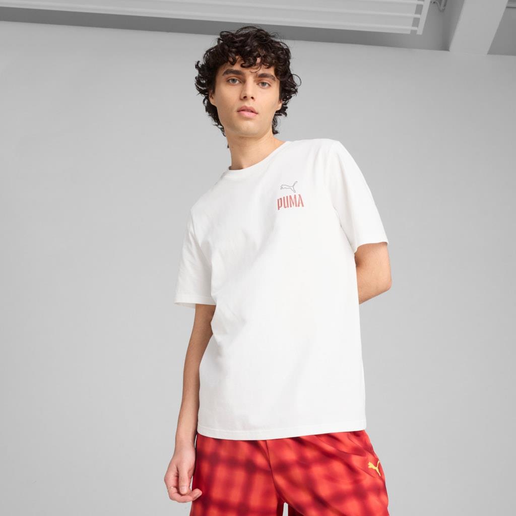 Puma Wardrobe Ess Graphic Tee Erkek Tişört