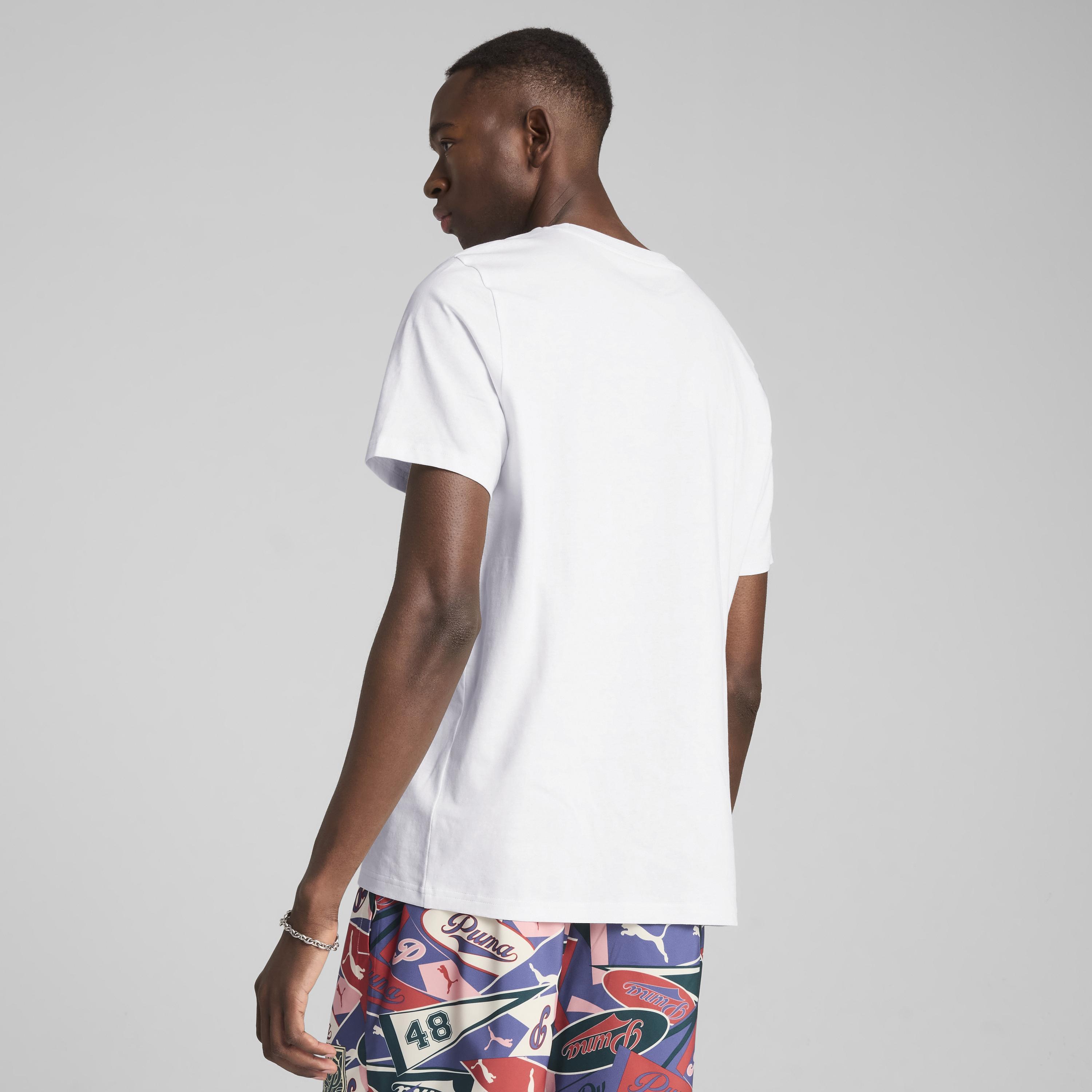 Puma Wardrobe Ess Graphic Tee Erkek Tişört