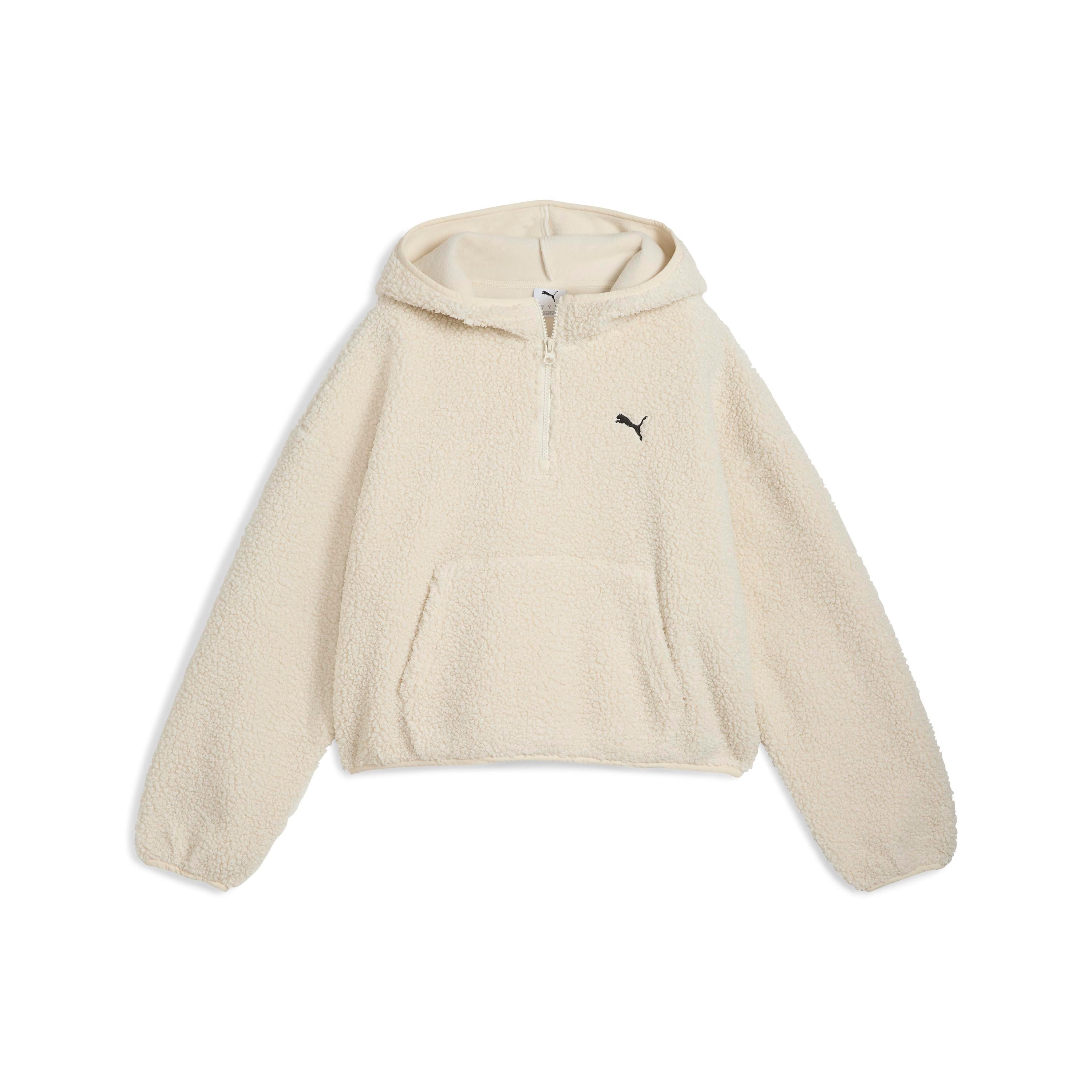 Puma Wardrobe Ess Polar Fl Hoodie Kadın Yetişkin Sweatshirt