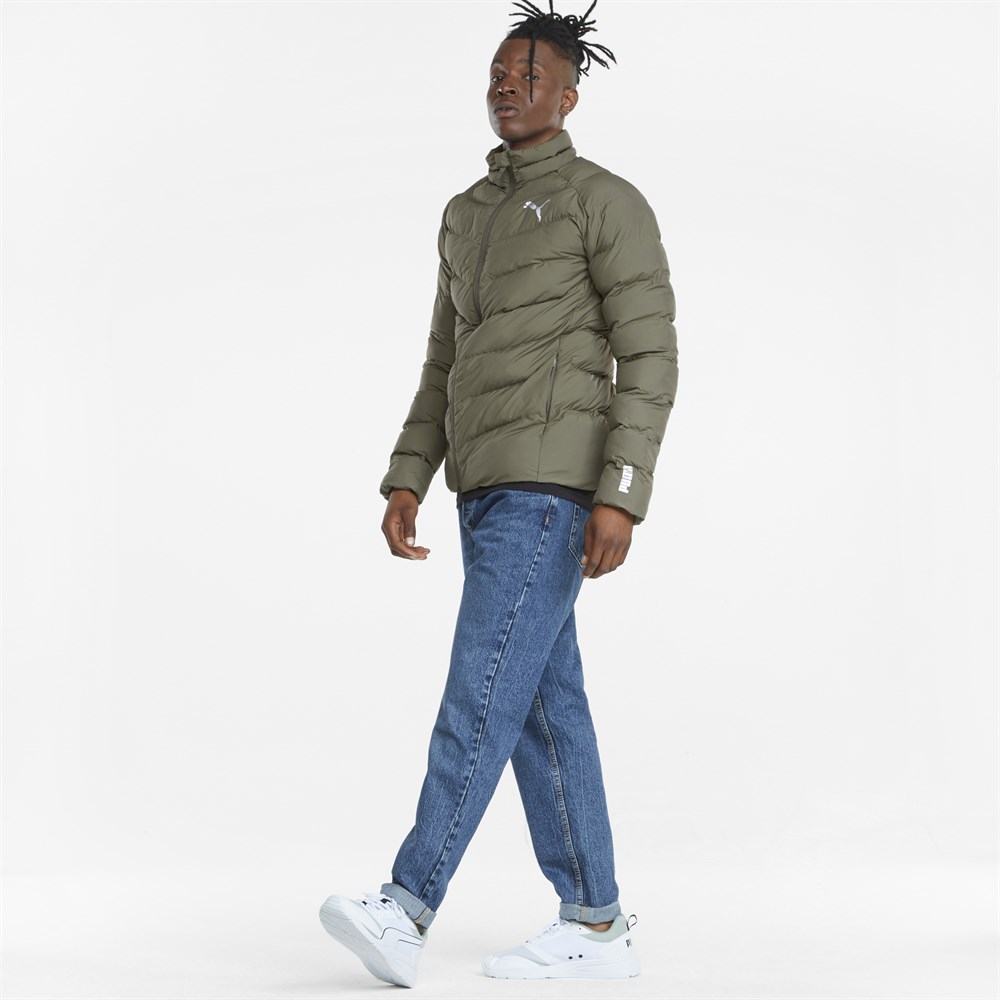 Puma Warmcell Lightweight Jacket Erkek Yeşil Mont - 58769944