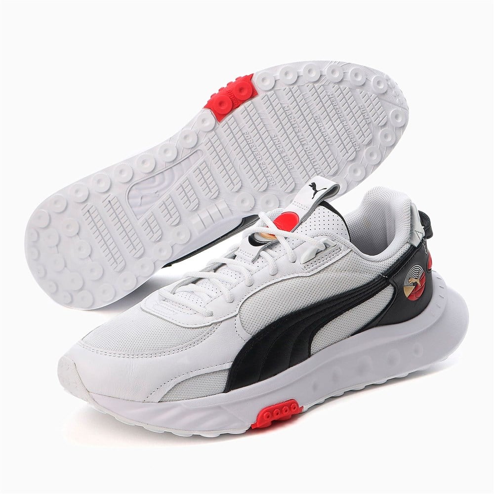 Puma Wild Rider As Unisex Beyaz Günlük Ayakkabı - 38255201