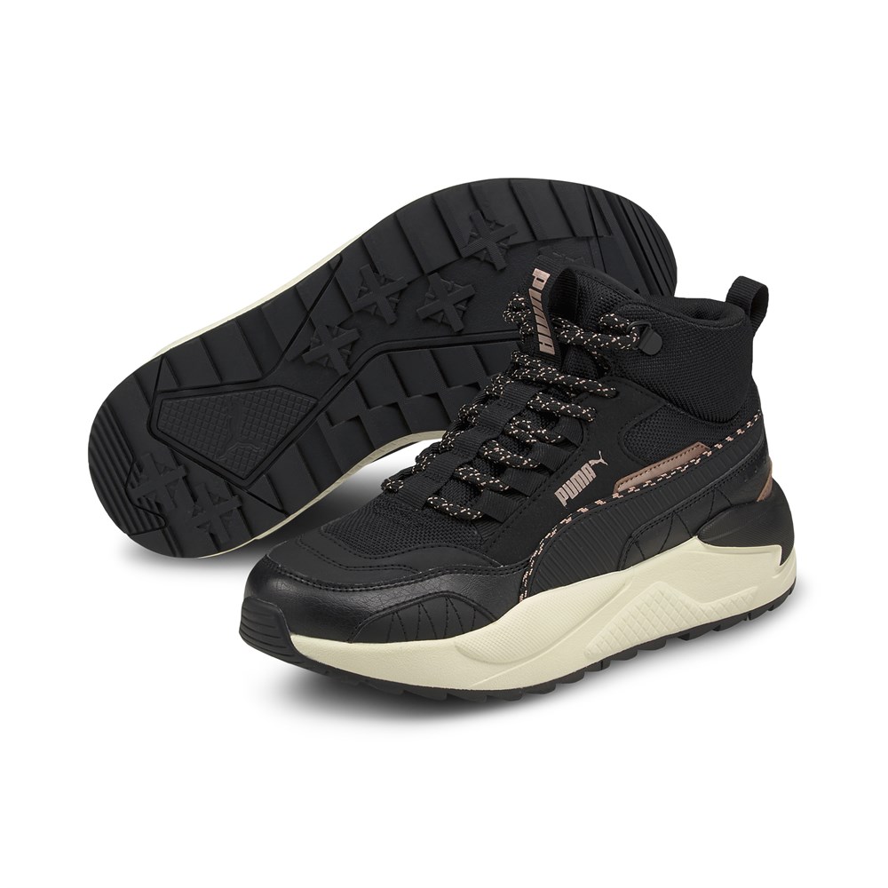Puma X-Ray 2 Square Mid Wtr Unisex Siyah Günlük Ayakkabı - 37302007