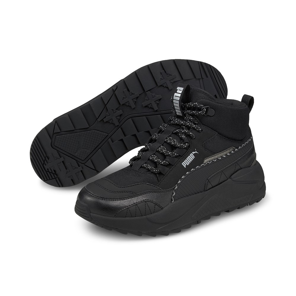 Puma X-Ray 2 Square Mid Wtr Unisex Siyah Günlük Ayakkabı - 37302006