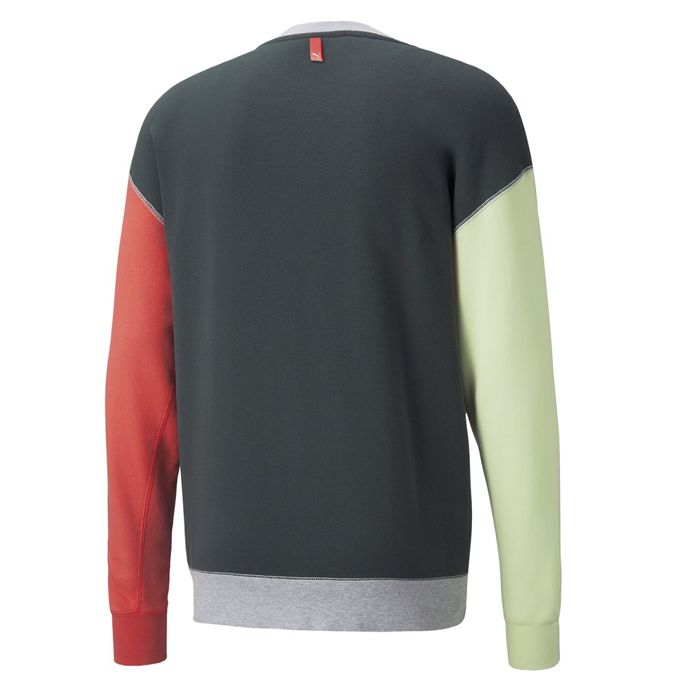 Puma X Split Crew Unisex Mavi Sweatshirt - 53241874