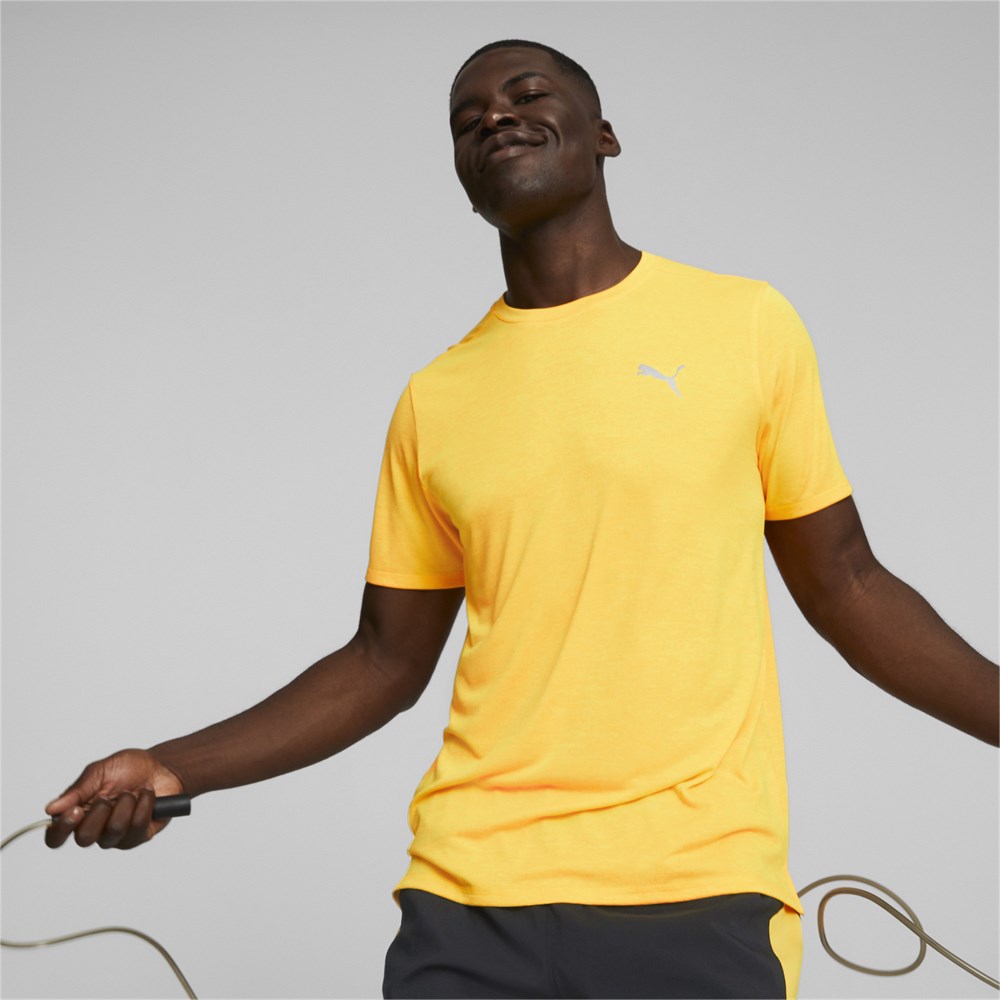 Run Favorite Heather Ss Tee M