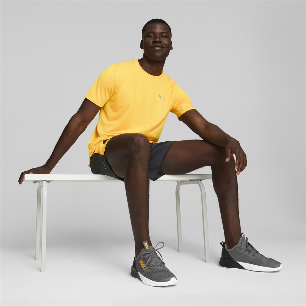 Run Favorite Heather Ss Tee M