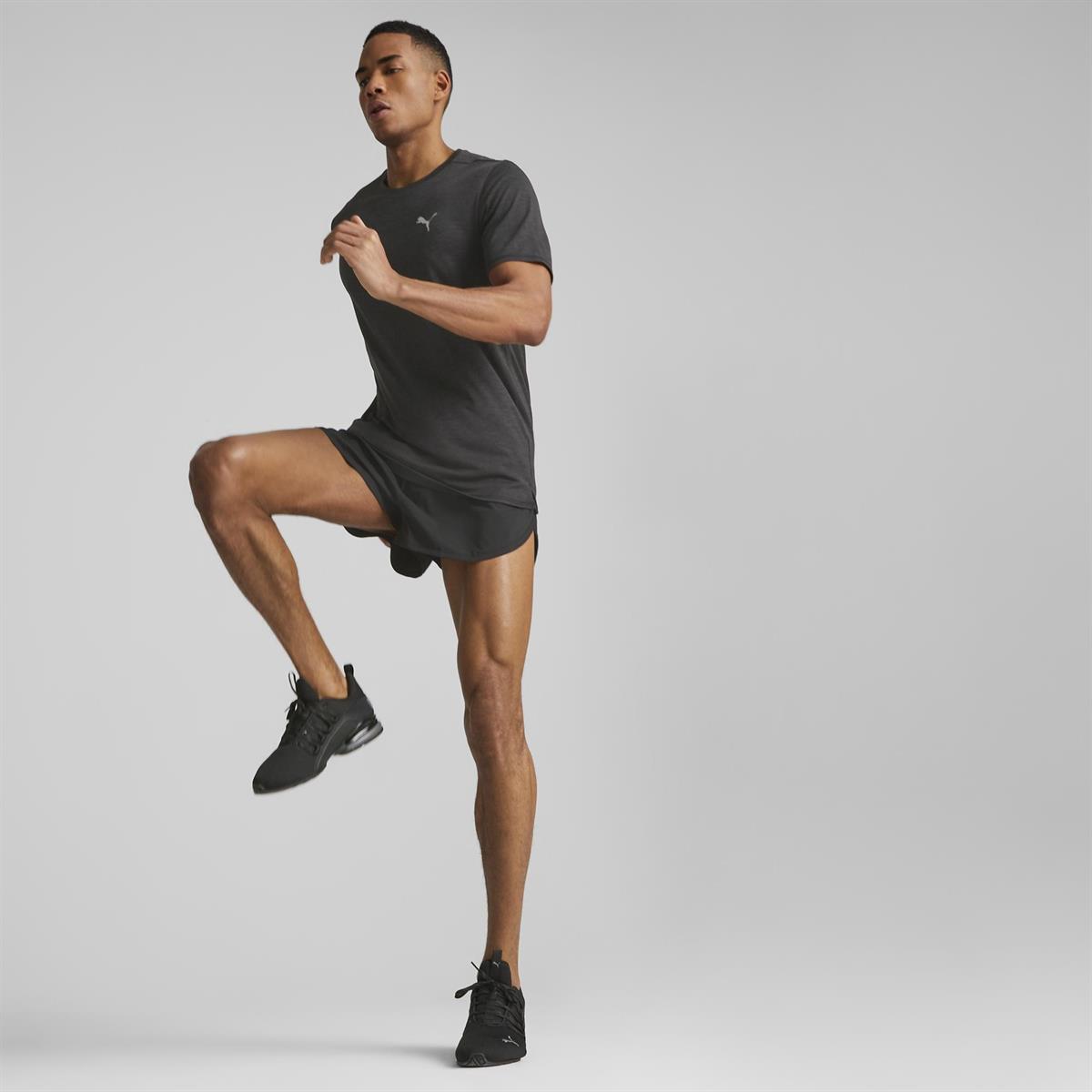 Run FavorIte Heather Ss Tee M Erkek T-shirt