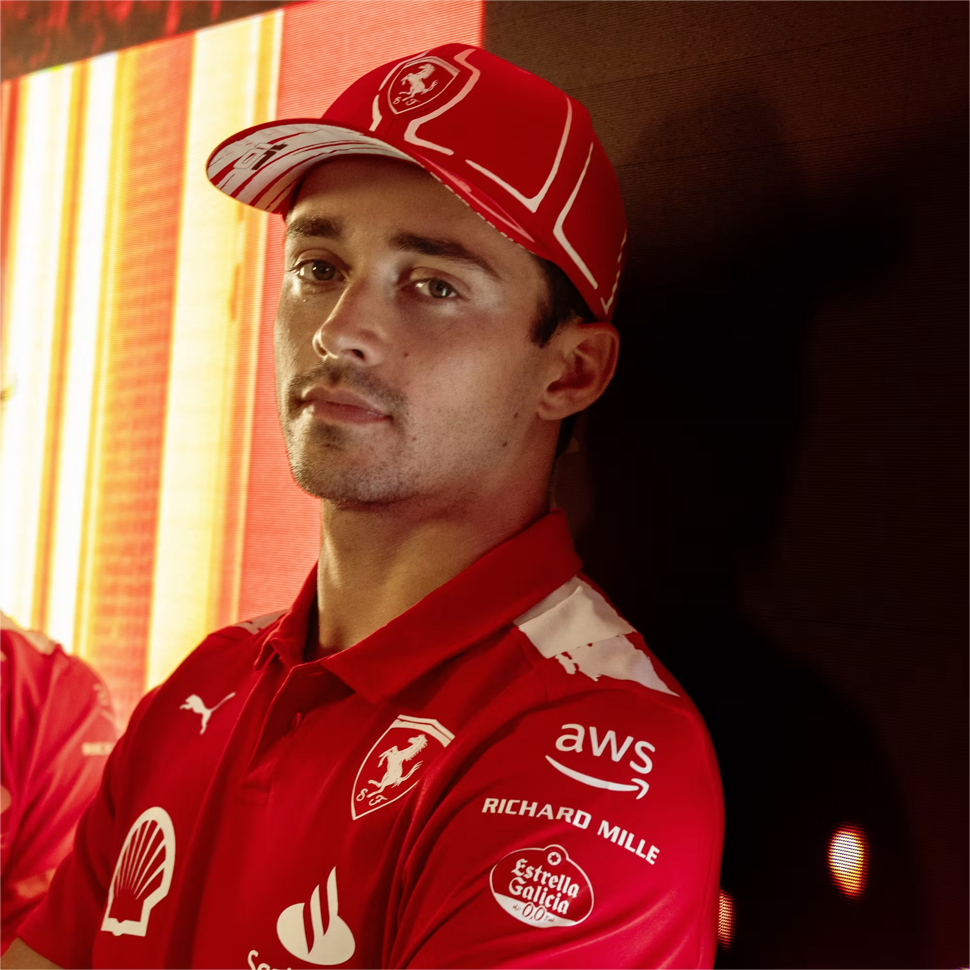 Scuderia Ferrari X Joshua Vides Replica Leclerc  Lc Cap Unisex Şapka