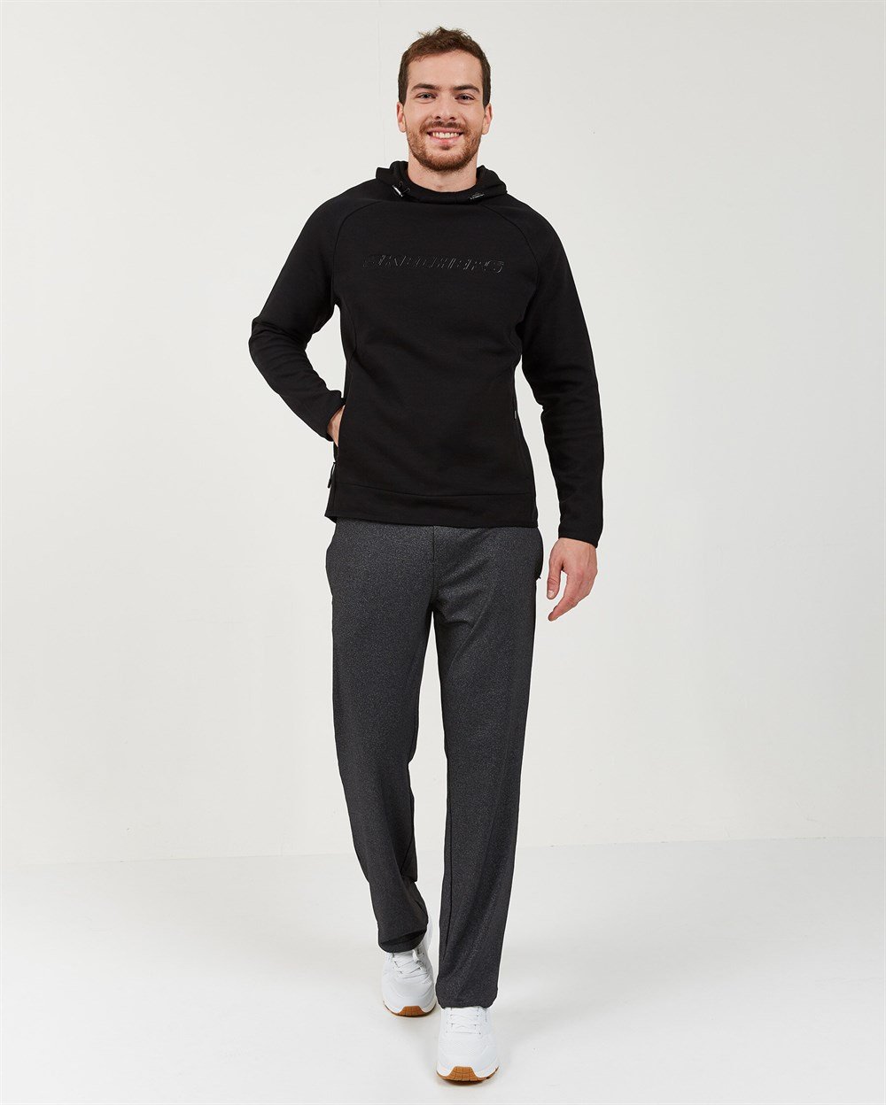 Skechers 2X I-Lock M Concealed Zip Detailed Hoodie Erkek Sweatshirts - S202092-001