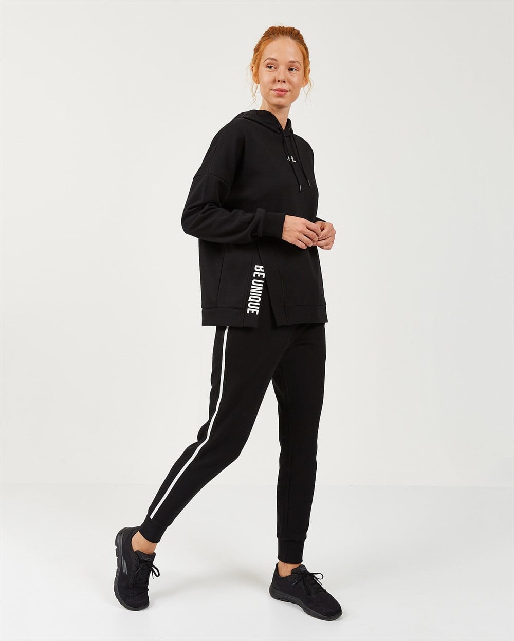 Skechers 2X I-Lock W Print Detailed Hoodie Kadın Sweatshirts - S202051-001