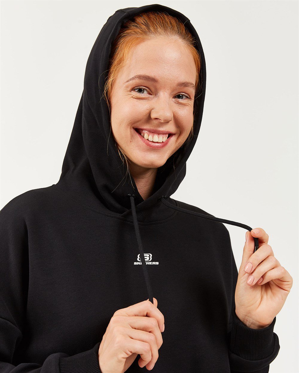 Skechers 2X I-Lock W Print Detailed Hoodie Kadın Sweatshirts - S202051-001