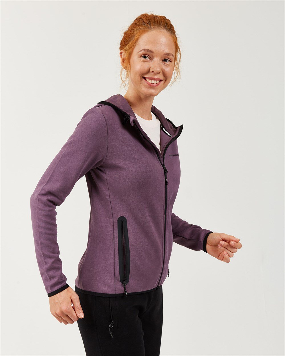 Skechers 2X I-Lock W Print Detailed Hoodie Kadın Sweatshirts - S202061-499