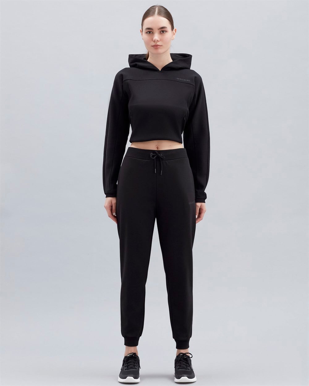 Skechers 2XI-Lock W Jogger Sweatpant Kadın Siyah Günlük Eşofman Altı - S221494-001