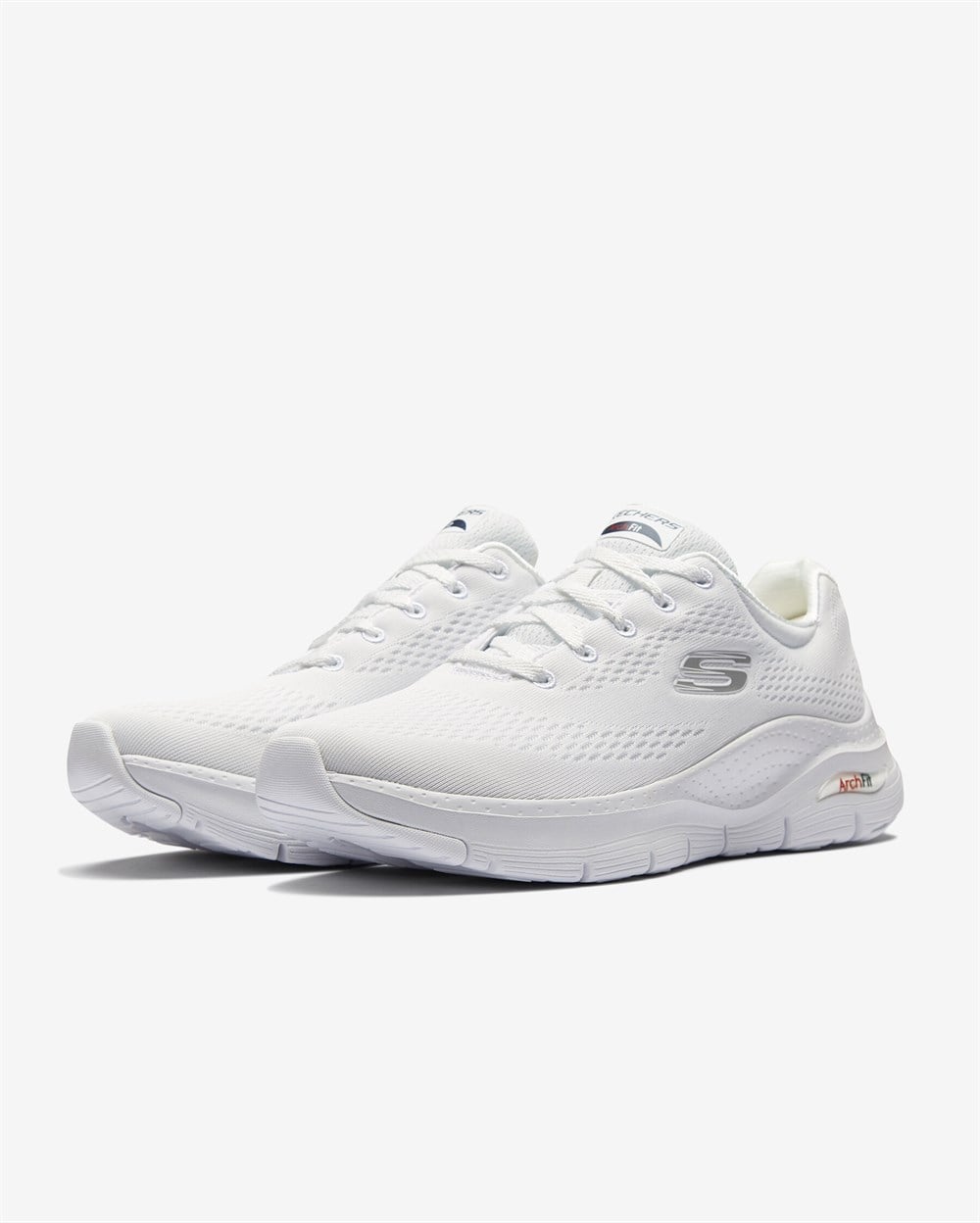 Skechers Arch Fit - Sunny Outlook Kadın Beyaz Günlük Spor Ayakkabı - 149057 WNVR