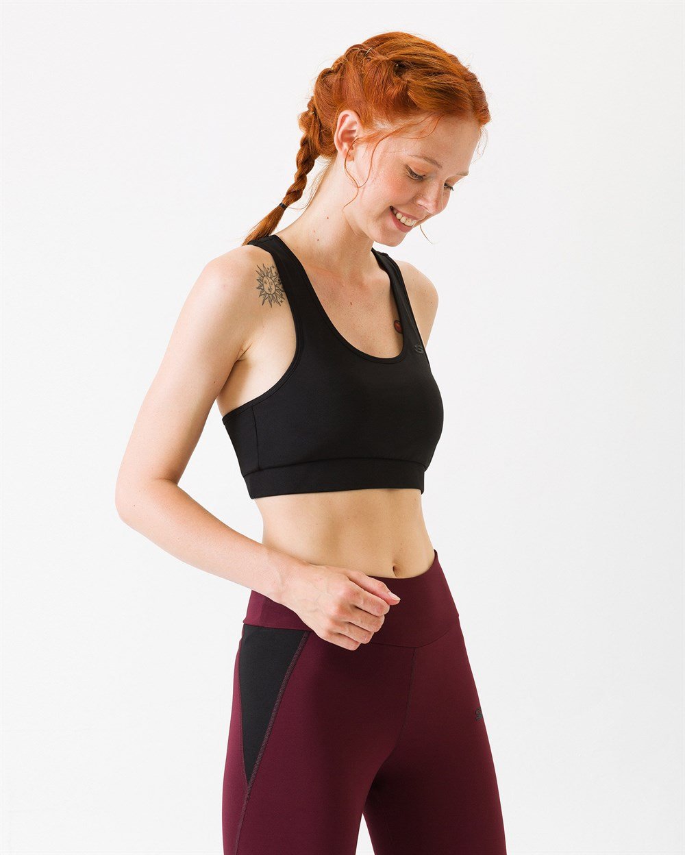 Skechers Bra W Cross Striped Bra Kadın Sporcu Sütyeni - S201075-001