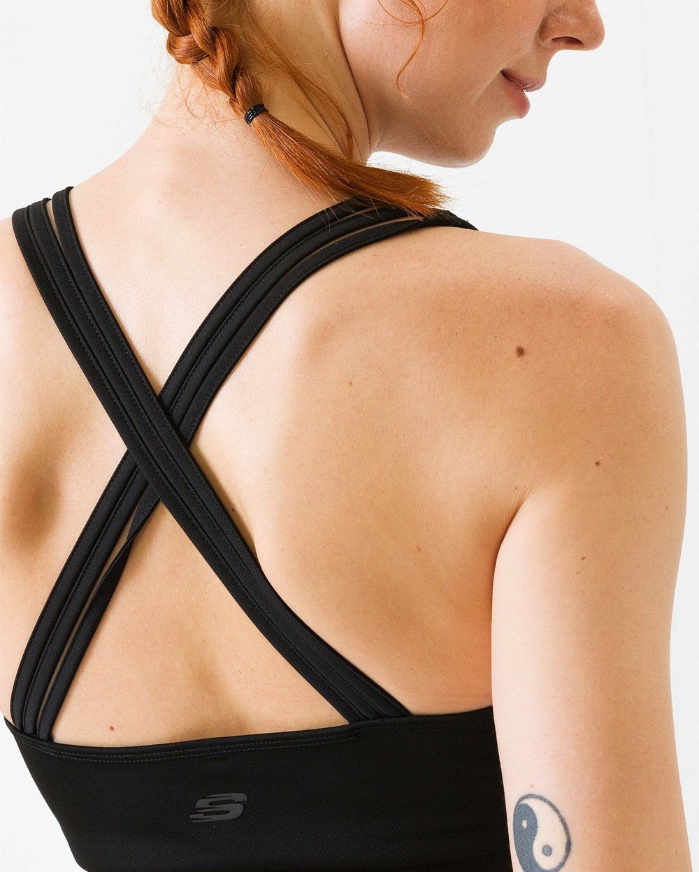 Skechers Bra W Cross Striped Bra Kadın Sporcu Sütyeni - S201075-001