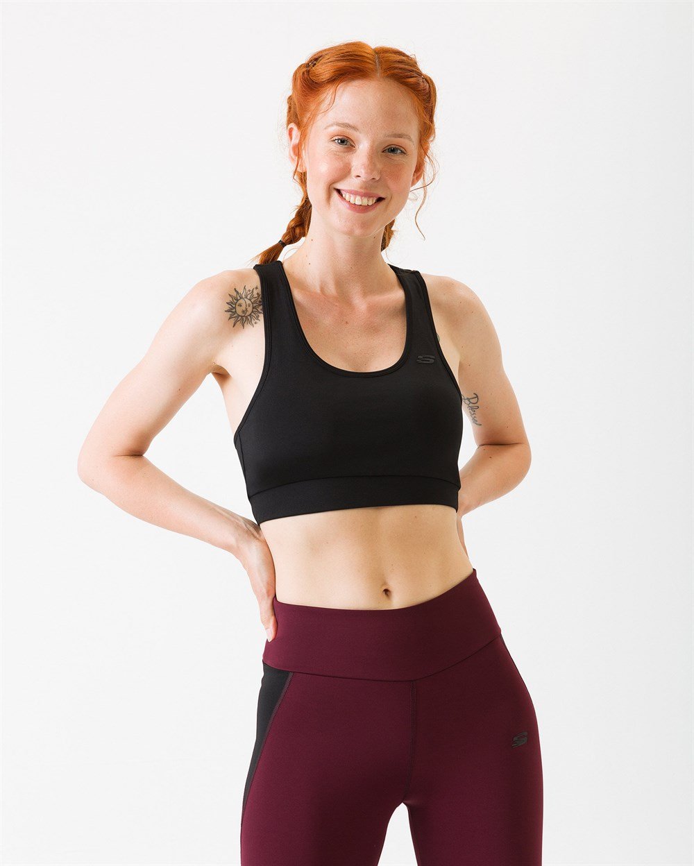 Skechers Bra W Cross Striped Bra Kadın Sporcu Sütyeni - S201075-001