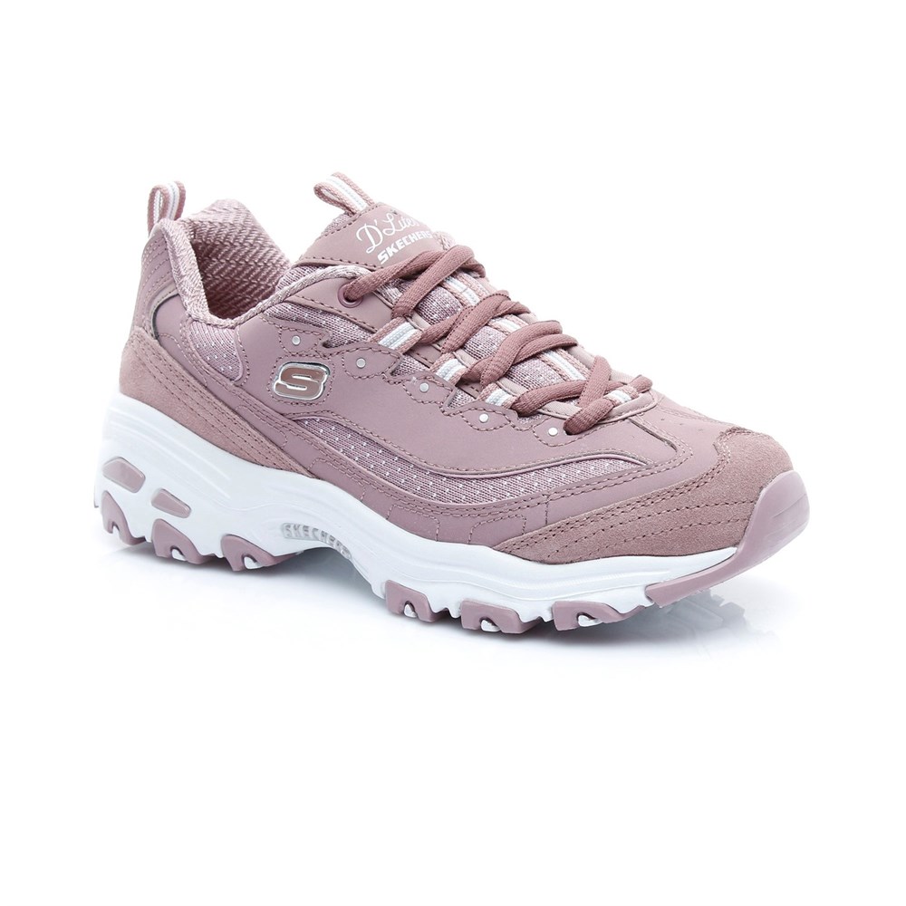 Skechers D lites Kadın Mor  Günlük Ayakkabı - 13142 MVE