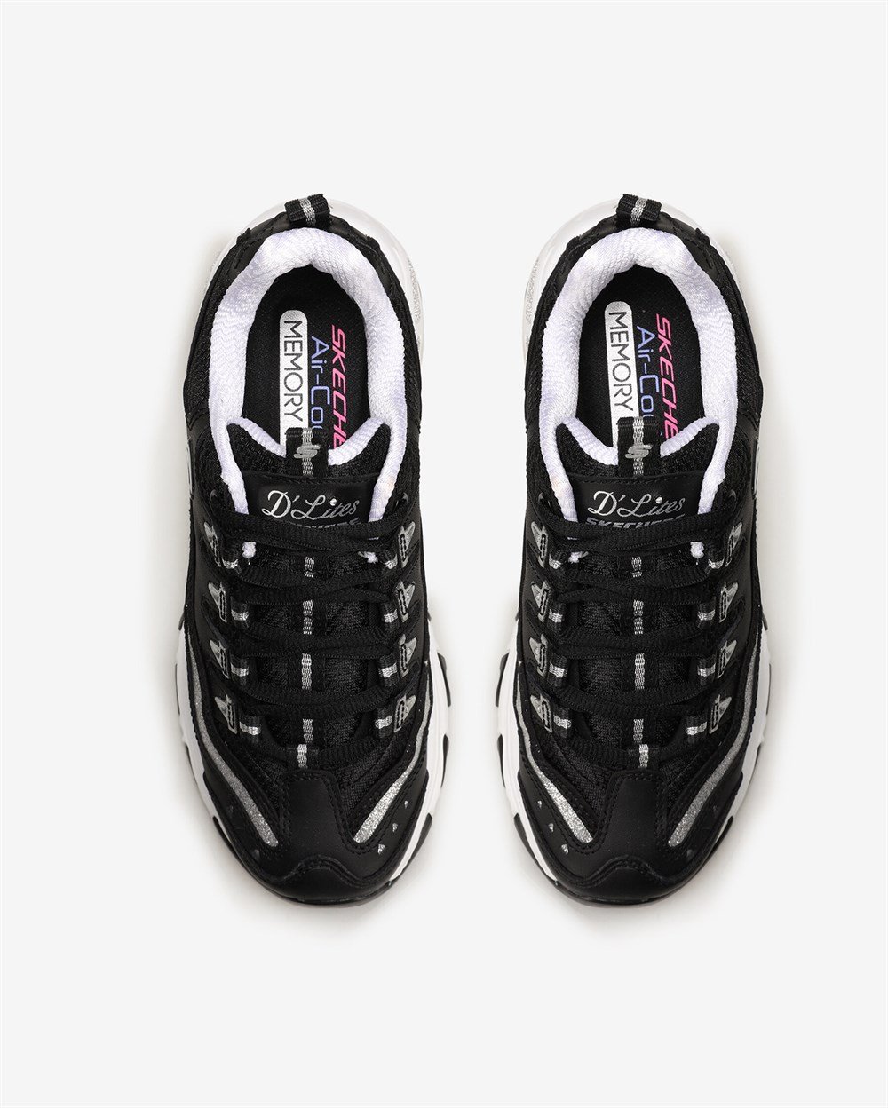 Skechers D'lites Now & Then Kadın Günlük Ayakkabı - 11923 BKSL
