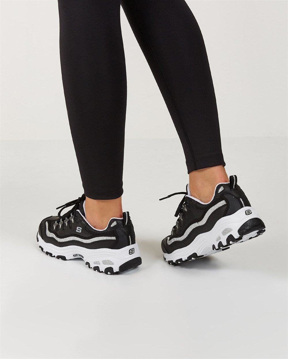 Skechers D'lites Now & Then Kadın Günlük Ayakkabı - 11923 BKSL