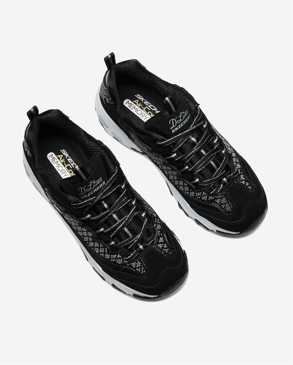 Skechers D'Lites-Wedding Bells Kadın Siyah Günlük Ayakkabı - 13164 BKSL