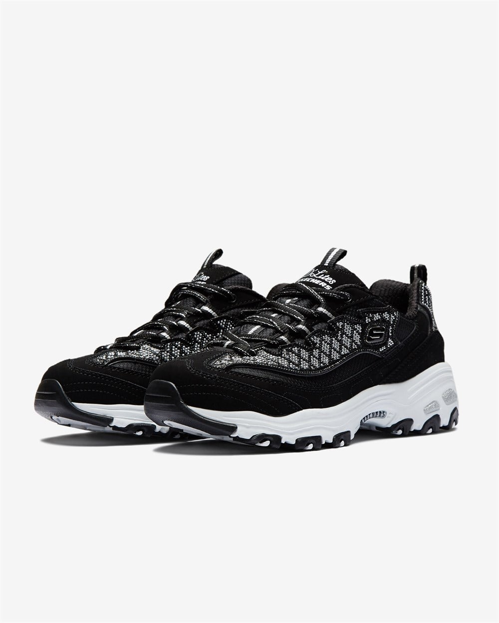 Skechers D'Lites-Wedding Bells Kadın Siyah Günlük Ayakkabı - 13164 BKSL