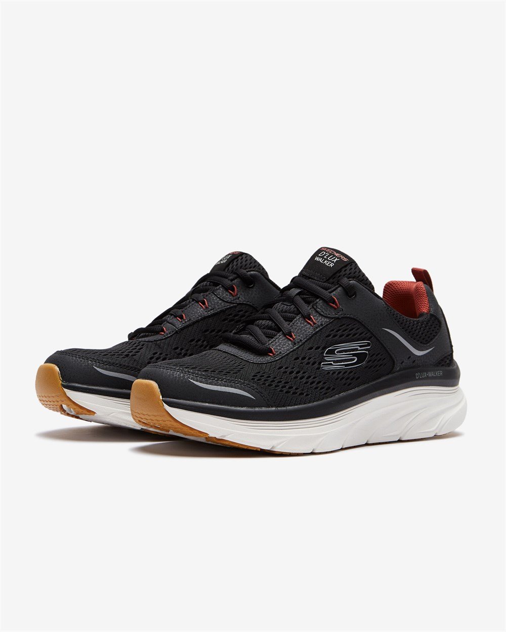 Skechers D'Lux Walker Erkek Siyah Günlük Ayakkabı - 232044 BLK