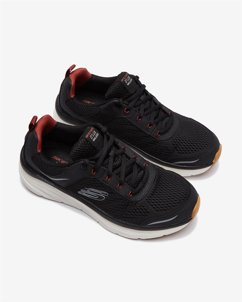 Skechers D'Lux Walker Erkek Siyah Günlük Ayakkabı - 232044 BLK