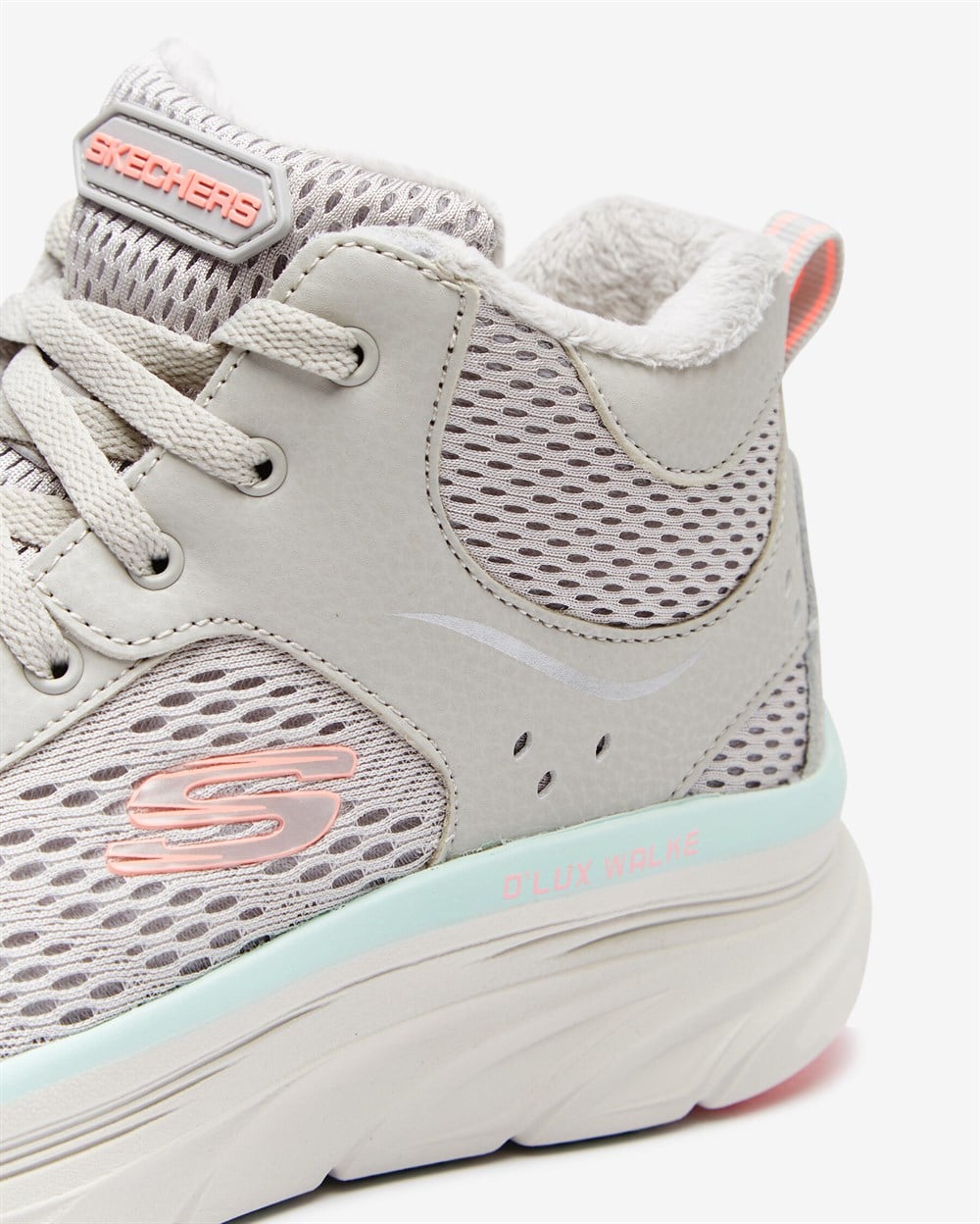 Skechers D'Lux Walker Kadın Gri Günlük Ayakkabı - 167316 GYMN