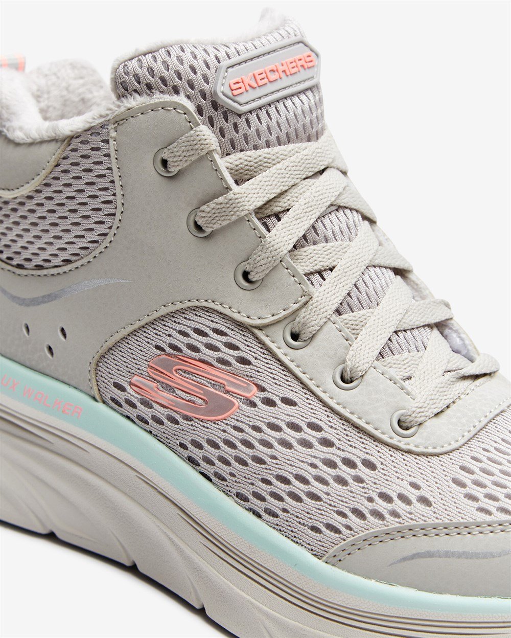 Skechers D'Lux Walker Kadın Gri Günlük Ayakkabı - 167316 GYMN