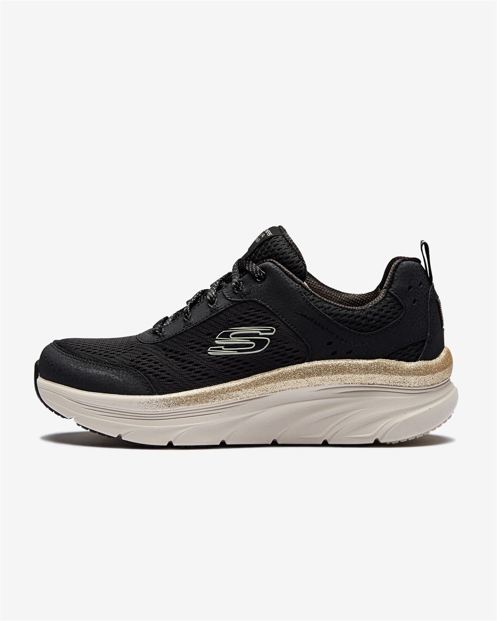 Skechers D'Lux Walker Kadın Siyah Günlük Ayakkabı - 149337 BKGD