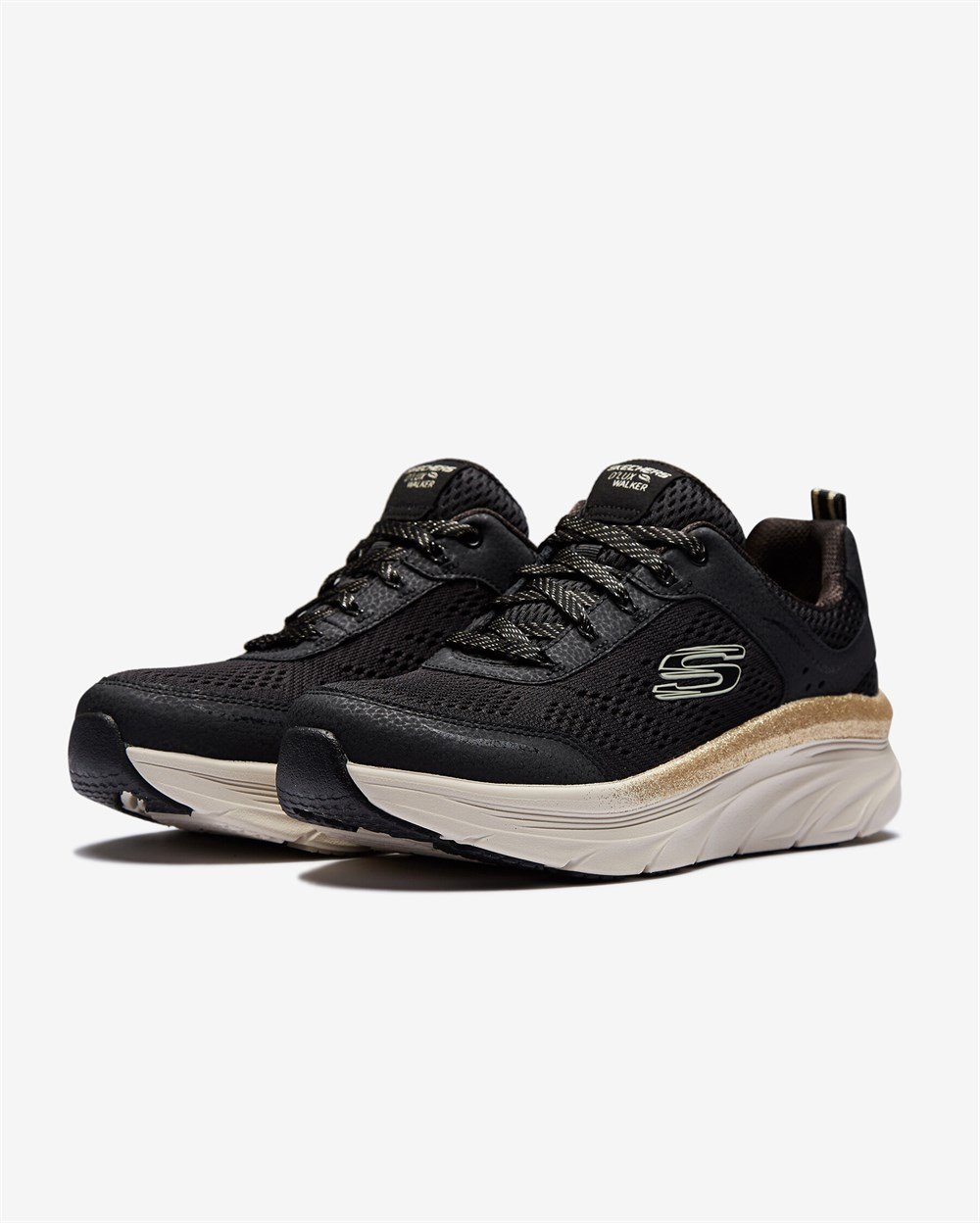 Skechers D'Lux Walker Kadın Siyah Günlük Ayakkabı - 149337 BKGD