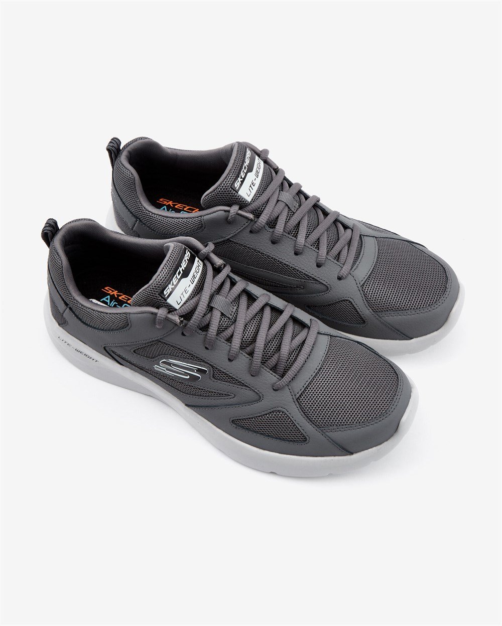 Skechers Dynamight 2.0-Fallford Erkek Gri Günlük Ayakkabı - S58363 CCBK