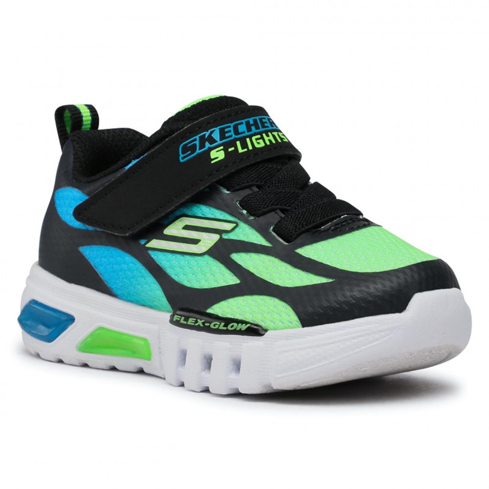 Skechers Flex-Glow - Dezlom Çocuk Siyah Günlük Spor Ayakkabı - 400016N BBLM