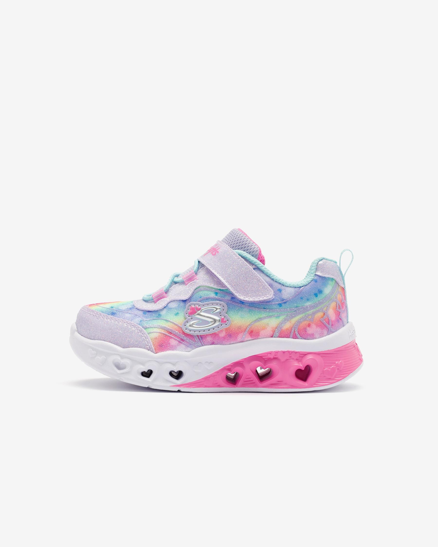 Skechers Flutter Heart Lights - Groovy Swirl Çocuk Sneaker