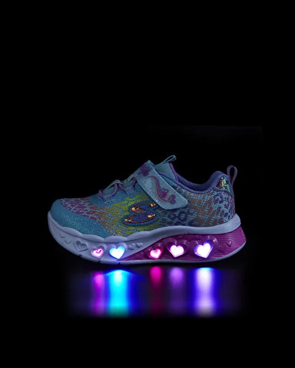 Skechers Flutter Heart Lights - Loves Çocuk Mavi Günlük Spor Ayakkabı - 302314N TQMT