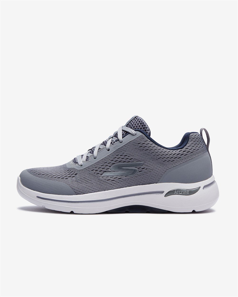 Skechers Go Walk Arch Fit-Idyllic Erkek Gri Günlük Spor Ayakkabı - 216116 GYNV