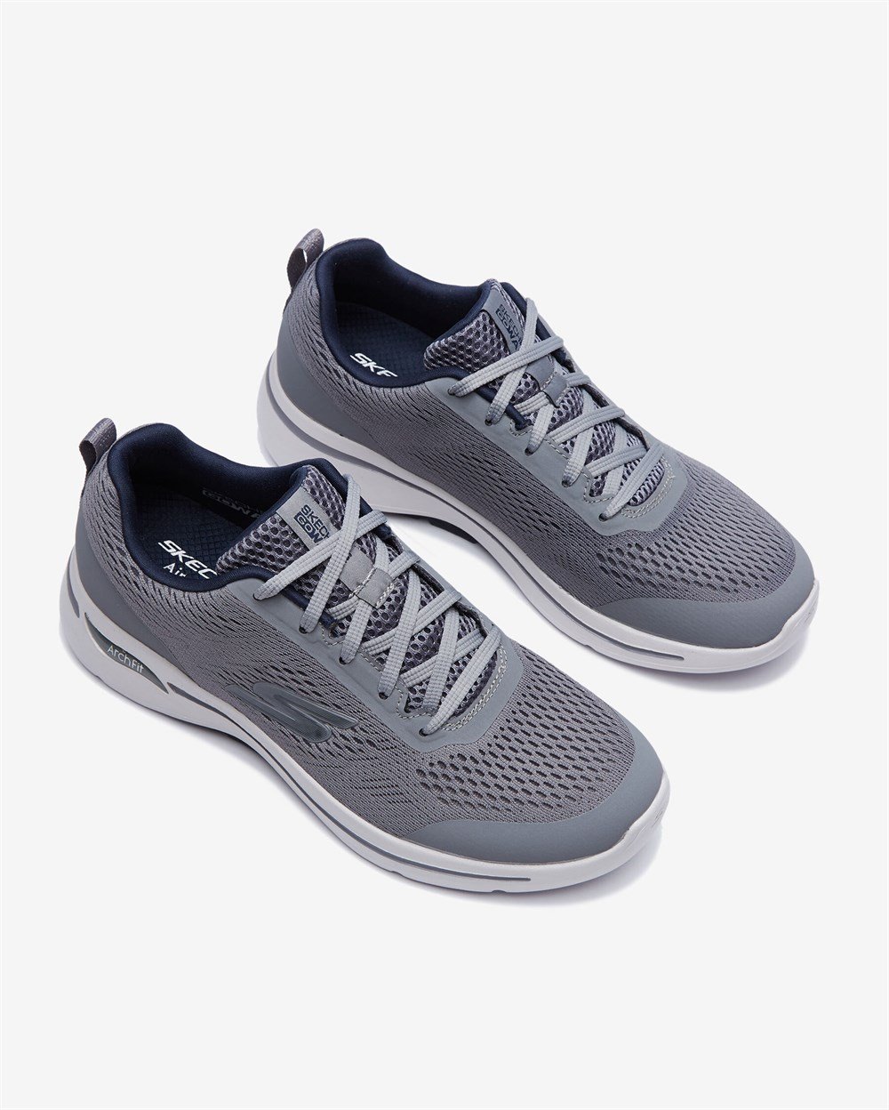 Skechers Go Walk Arch Fit-Idyllic Erkek Gri Günlük Spor Ayakkabı - 216116 GYNV