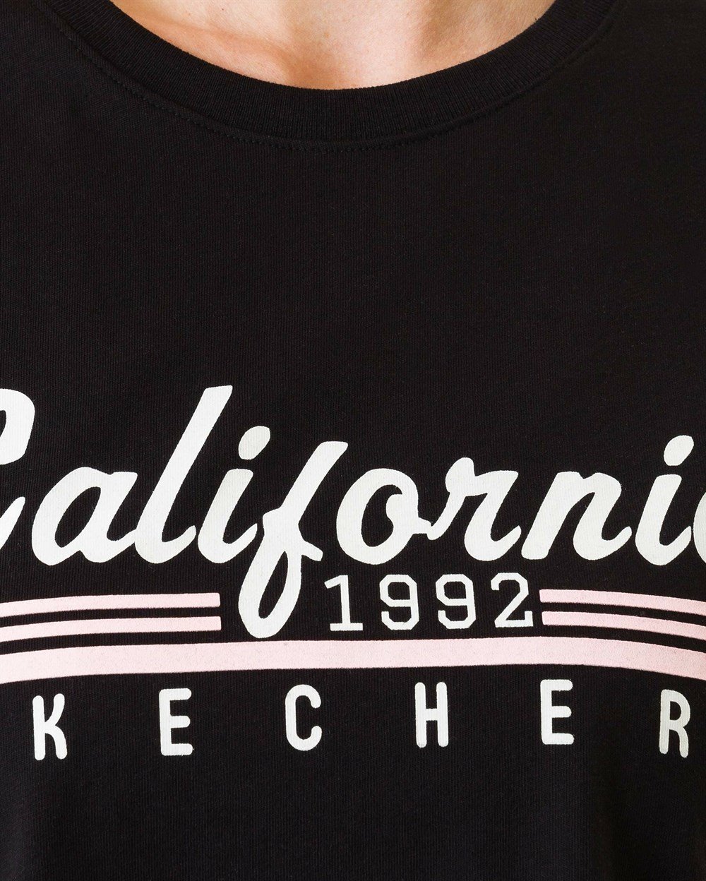 Skechers Graphic Tee S W California Cropped Kadın Üst & T-shirt - S201117-001