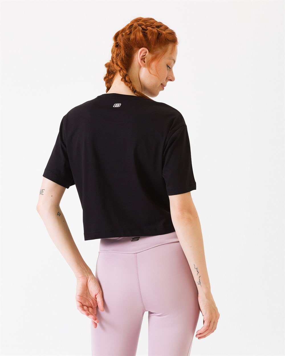 Skechers Graphic Tee S W California Cropped Kadın Üst & T-shirt - S201117-001