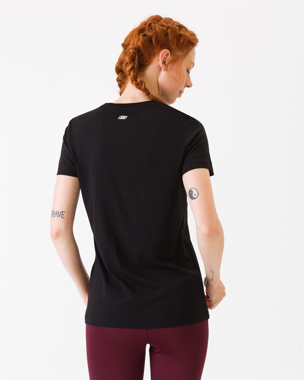 Skechers Graphic Tee S W Skx Leo Print Kadın Üst & T-shirt - S201087-001