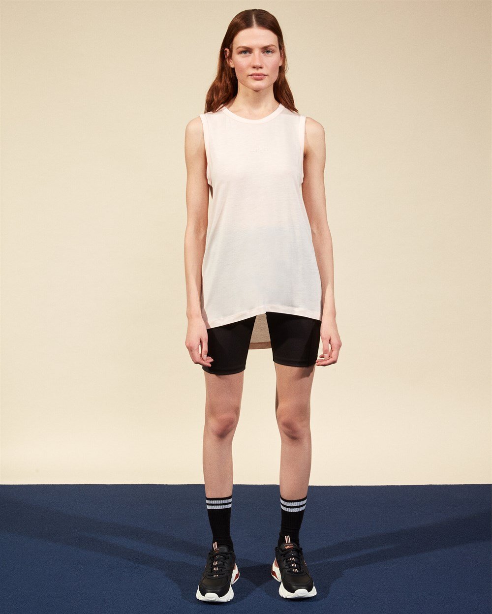 Skechers Graphic Tee W Sleeveless T-Shirt Kadın Pembe Üst & T-shirt - S211063-609