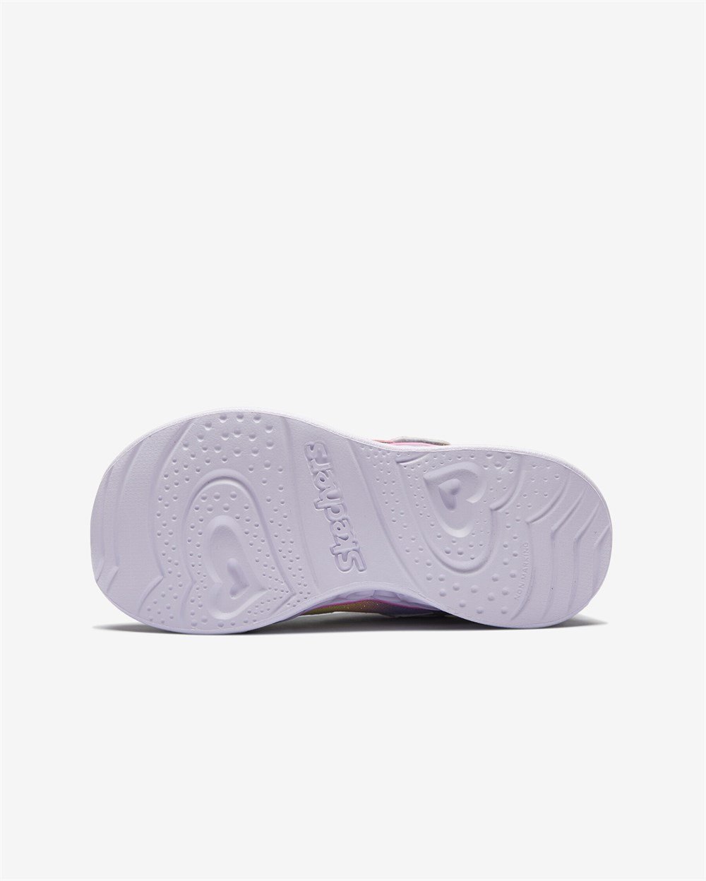 Skechers Heart Lights - Rainbow Lux Kız Çocuk Gümüş Günlük Ayakkabı - 302308L SMLT