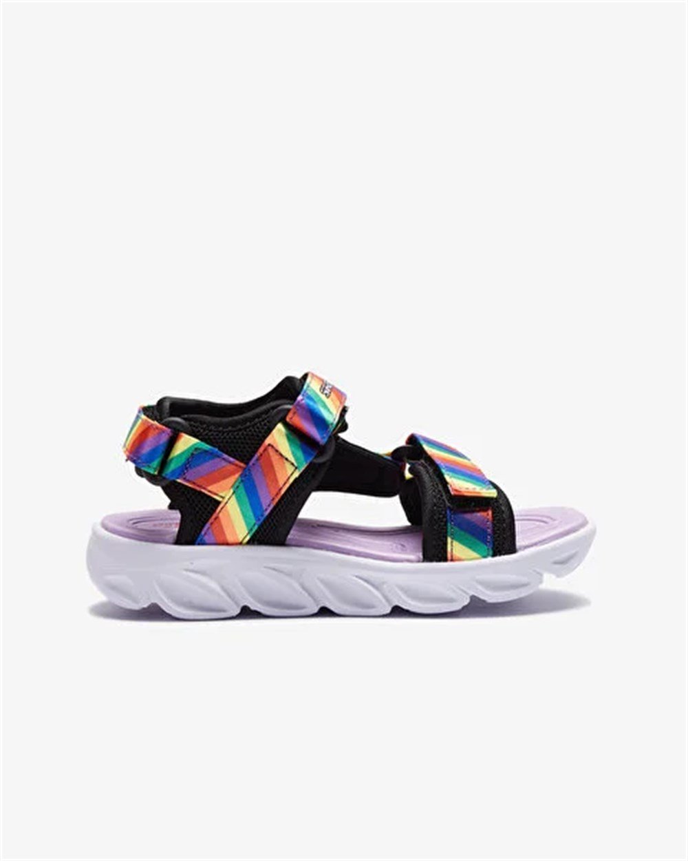Skechers Hypno-Splash-Rainbow Lights Çocuk Siyah Günlük Sandalet - 20218N BKMT
