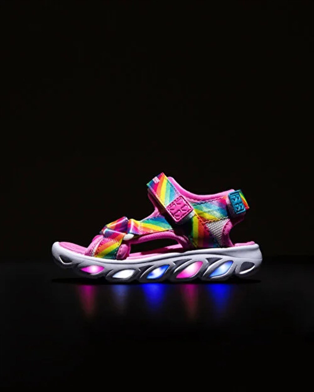 Skechers Hypno-Splash-Rainbow Lights Çocuk Karışık Renkli Günlük Sandalet - 20218N MLT
