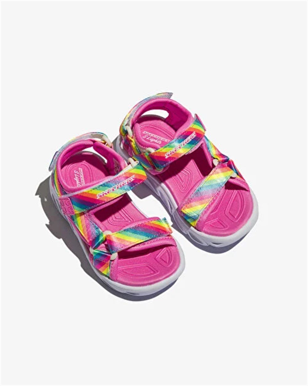 Skechers Hypno-Splash-Rainbow Lights Çocuk Karışık Renkli Günlük Sandalet - 20218N MLT