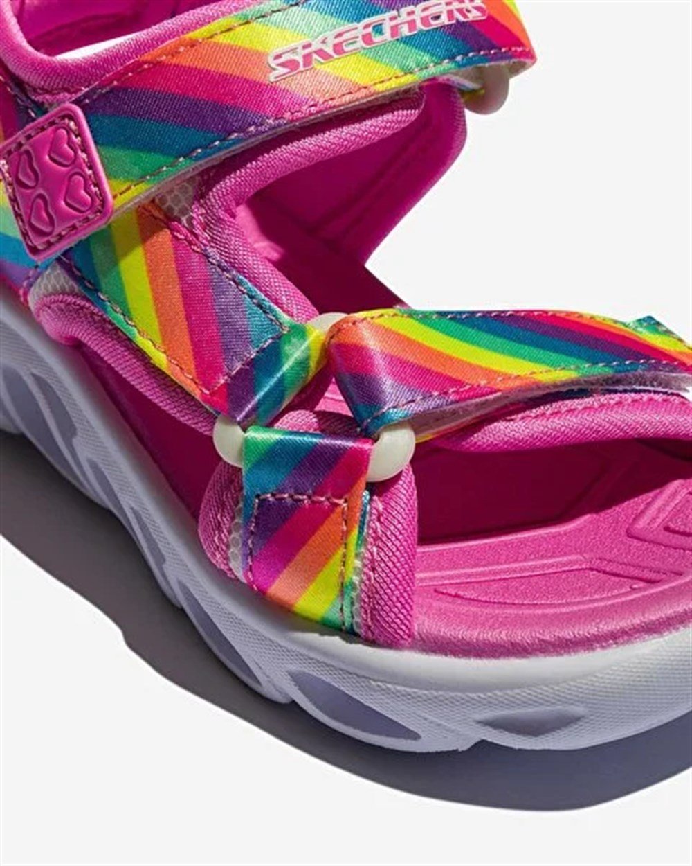 Skechers Hypno-Splash-Rainbow Lights Çocuk Karışık Renkli Günlük Sandalet - 20218N MLT