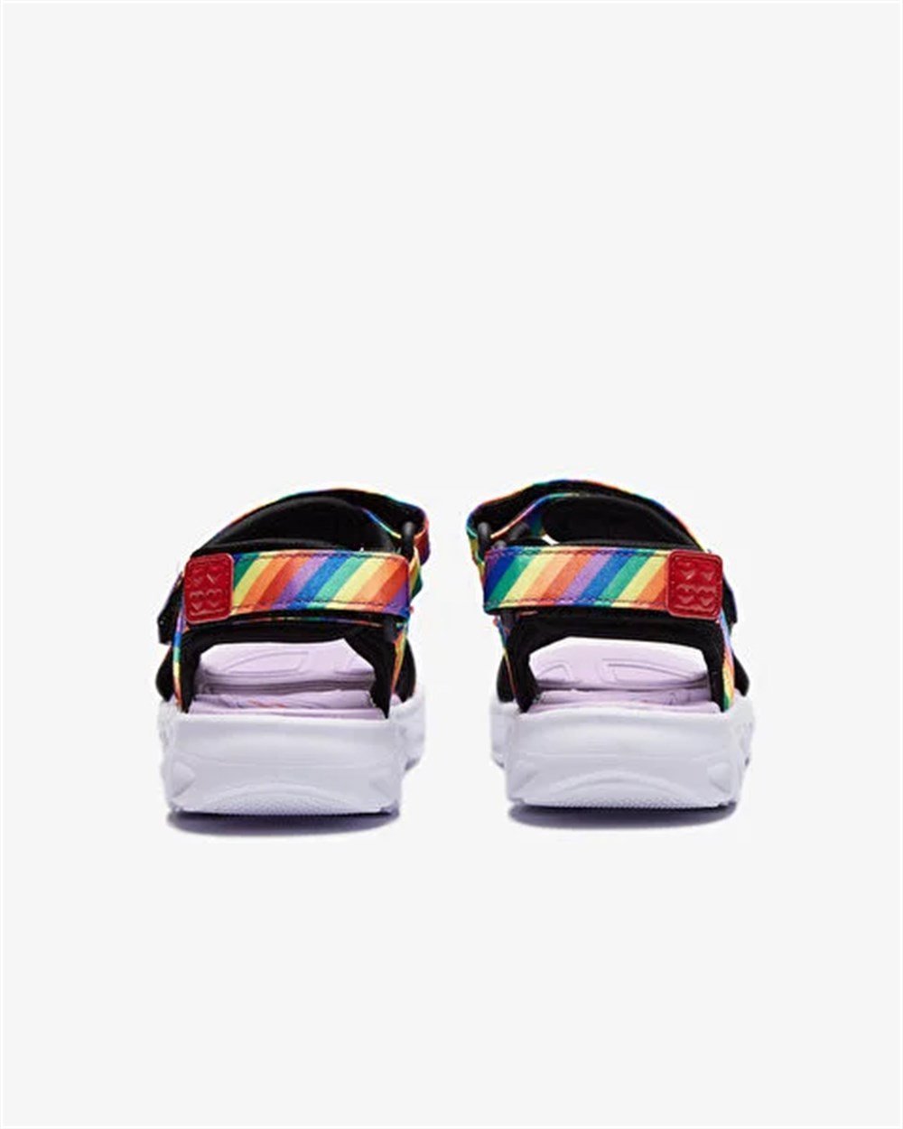 Skechers Hypno-Splash-Rainbow Lights Çocuk Siyah Günlük Sandalet - 20218N BKMT