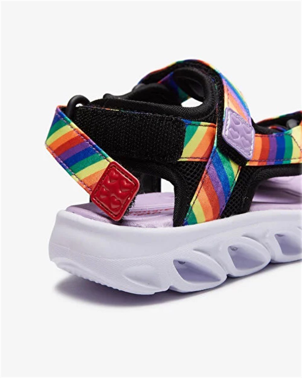 Skechers Hypno-Splash-Rainbow Lights Çocuk Siyah Günlük Sandalet - 20218N BKMT