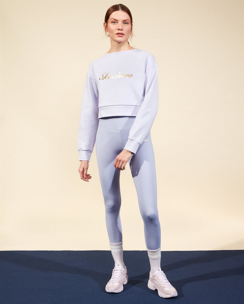 Skechers Legging W Ankle Legging Kadın Mor Tayt -  S211299-496